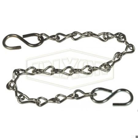 Dixon Jack Chain with S-Hook, Carbon Steel, Domestic CH-C-12